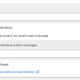 You can catch up on chats via email.
